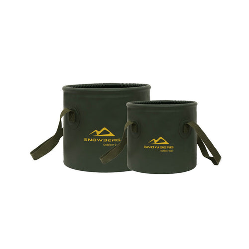 10L Cubo Plegable para Acampar Hermético con Asas Reforzadas