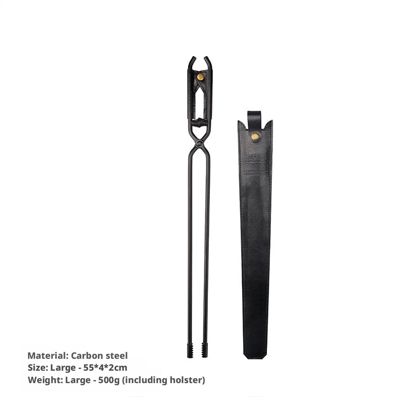 Camping Fire Tongs – Long Handle Fire Pit Tool