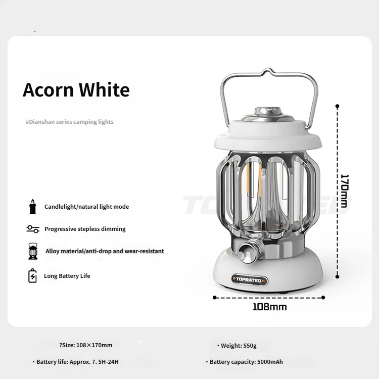Vintage-Campinglampe