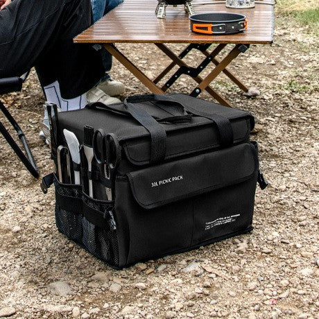 Large-capacity outdoor gear storage box