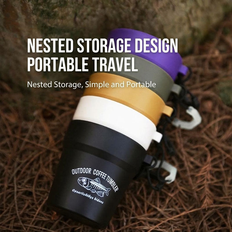 Stackable Camping Cups 5 Pack