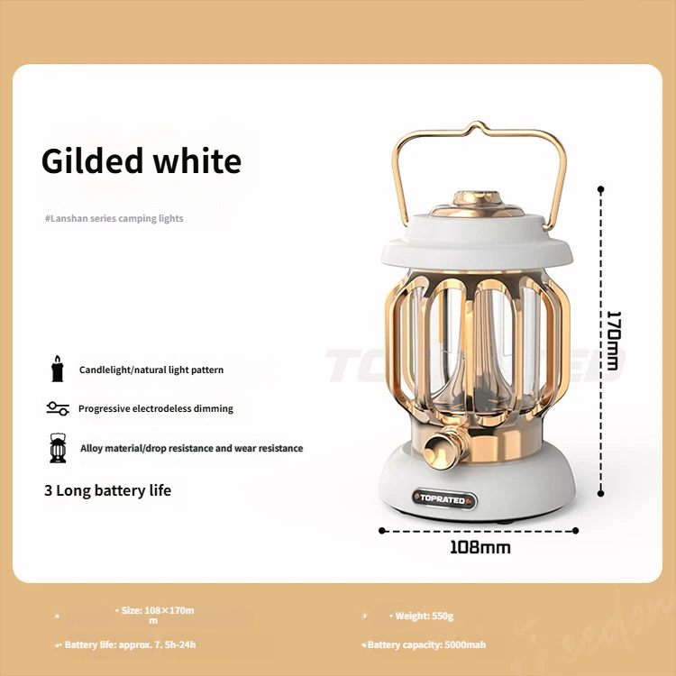 Vintage-Campinglampe