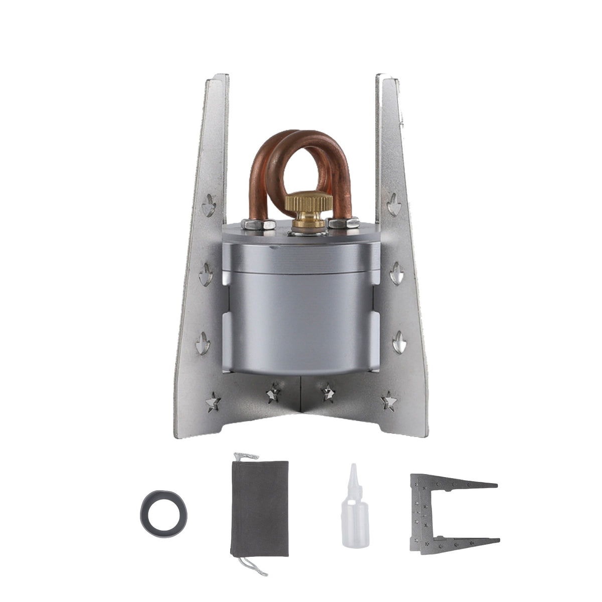 Mini Self-Pressurized Gasification Alcohol Camping Stove