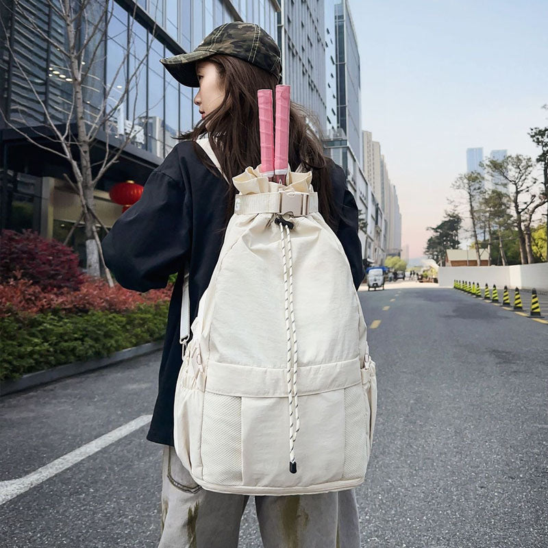 Grand sac à dos de sport étanche à cordon de serrage