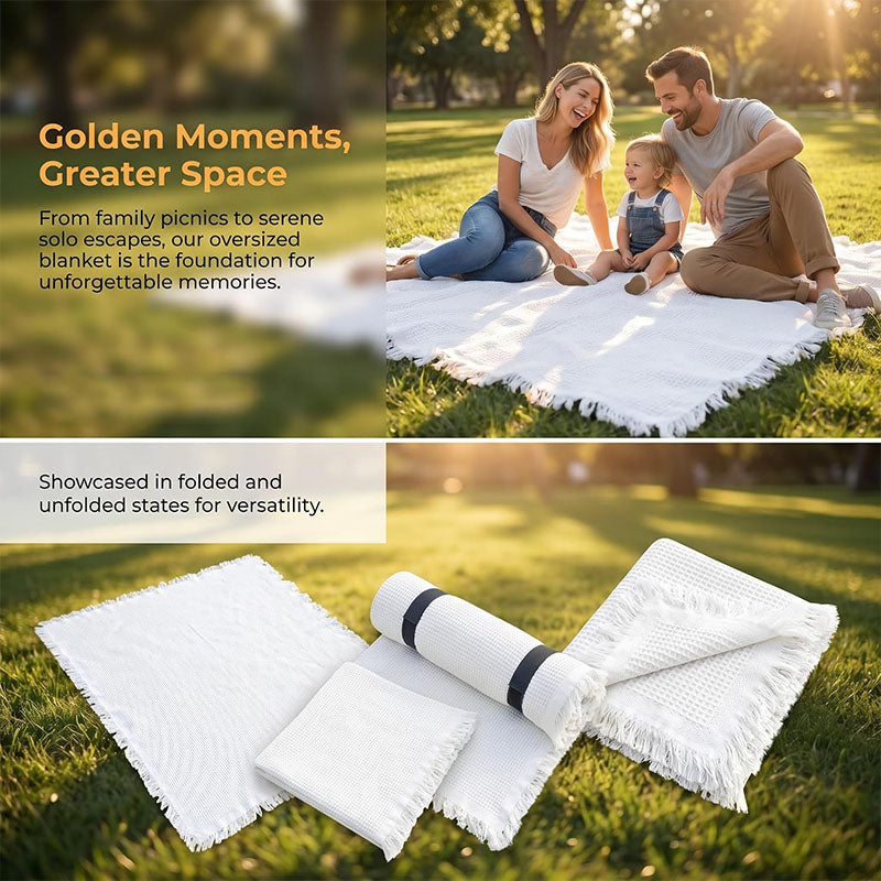 Oversized Sand-Resistant Picnic Blanket