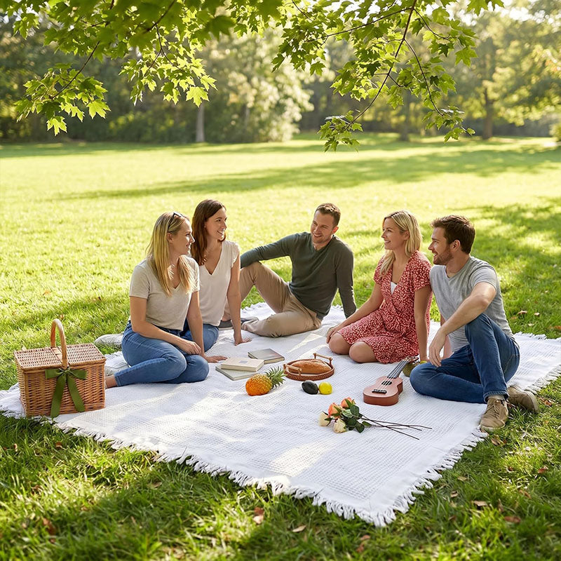 Oversized Sand-Resistant Picnic Blanket
