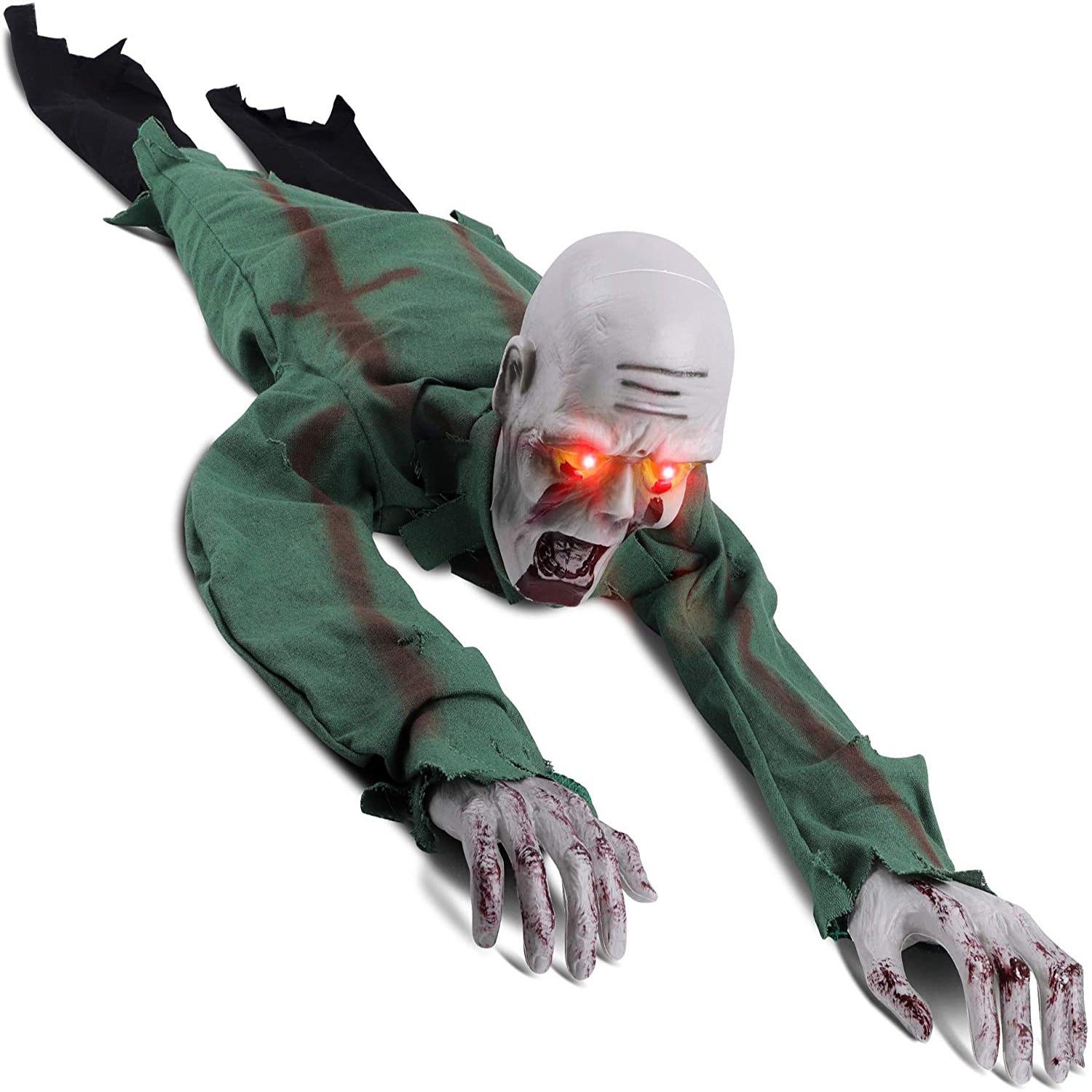 Halloween Animated Climbing Zombie Prop