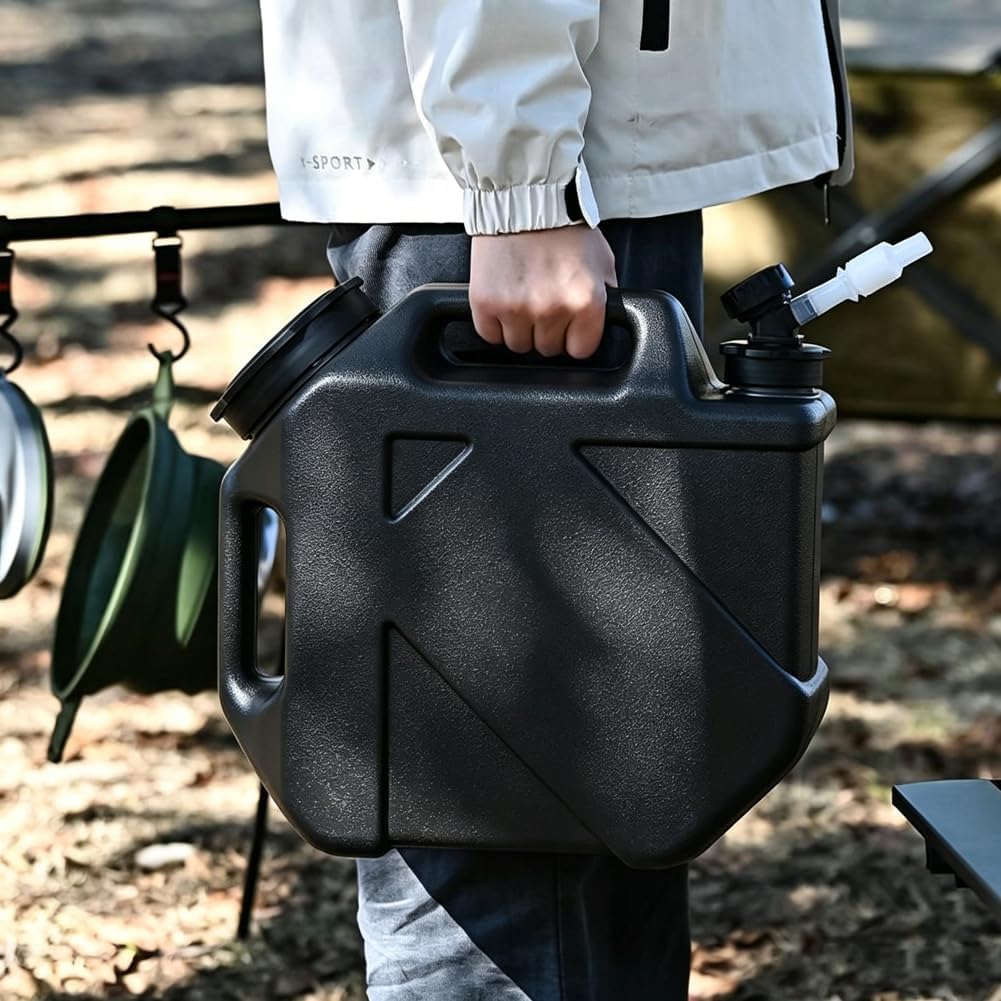 Tragbarer Outdoor-Wassertank mit zwei Griffen