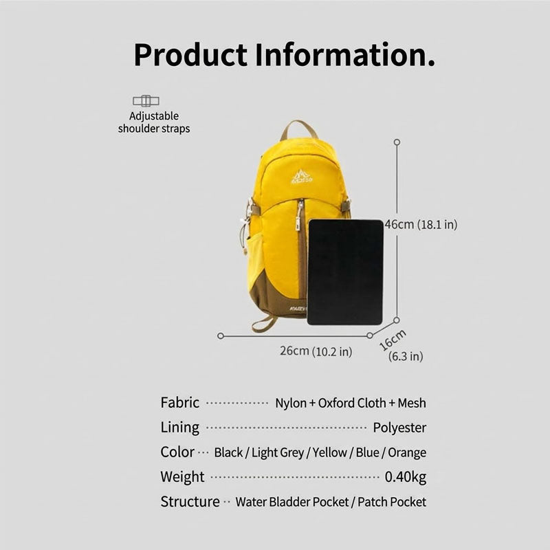25L Hiking Backpack With Water Bladder Port