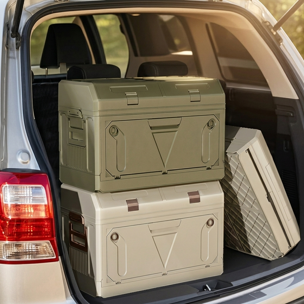 Foldable Outdoor Storage Crate