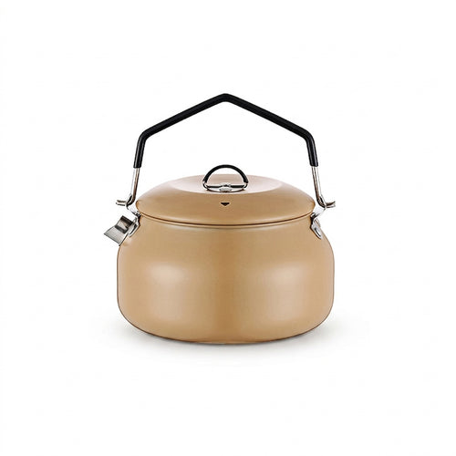 304 Stainless Steel 1L Open Fire Camping Kettle