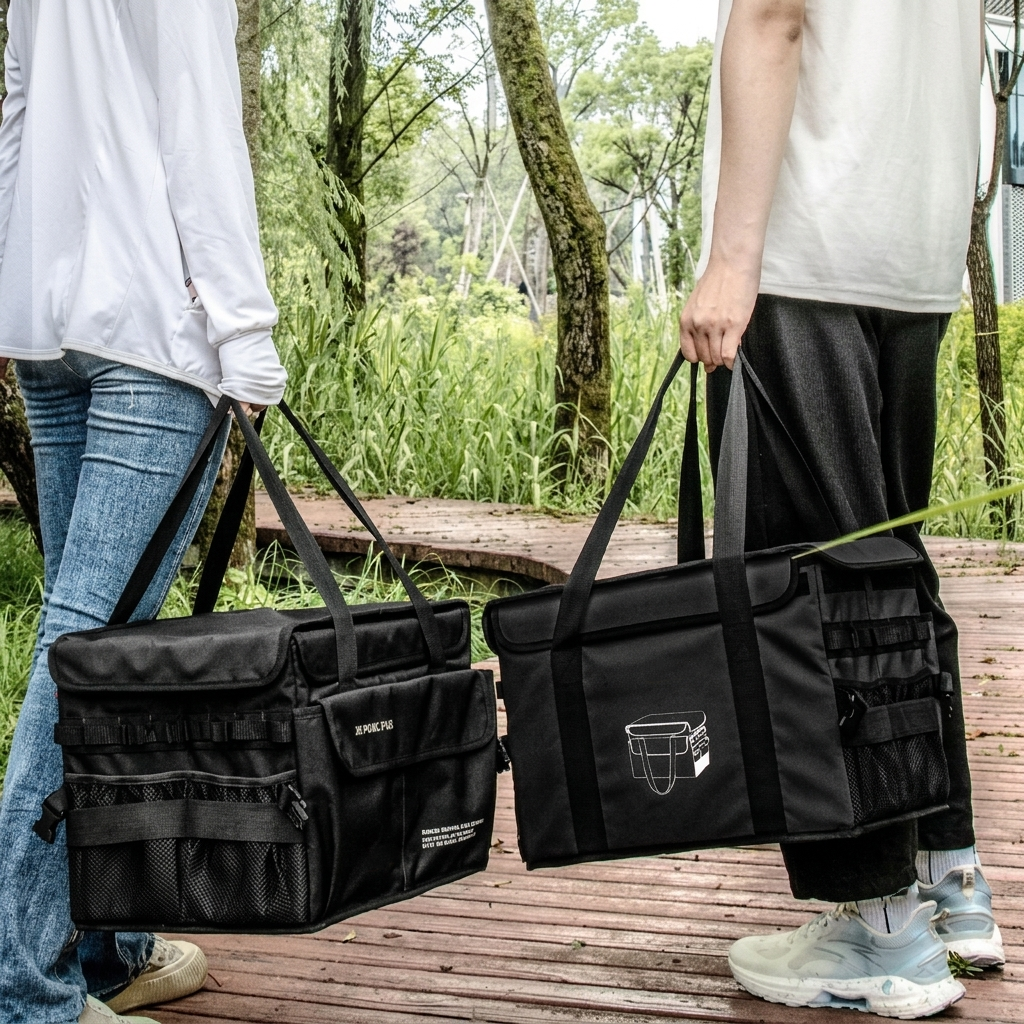 Large-capacity outdoor gear storage box