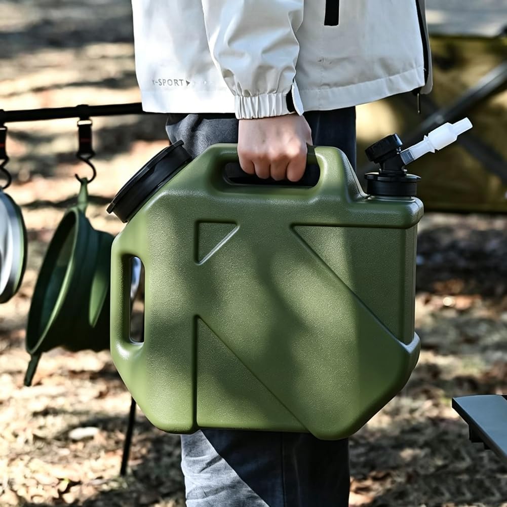 Tragbarer Outdoor-Wassertank mit zwei Griffen
