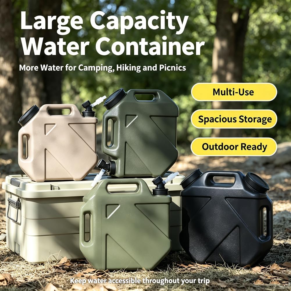 Tragbarer Outdoor-Wassertank mit zwei Griffen