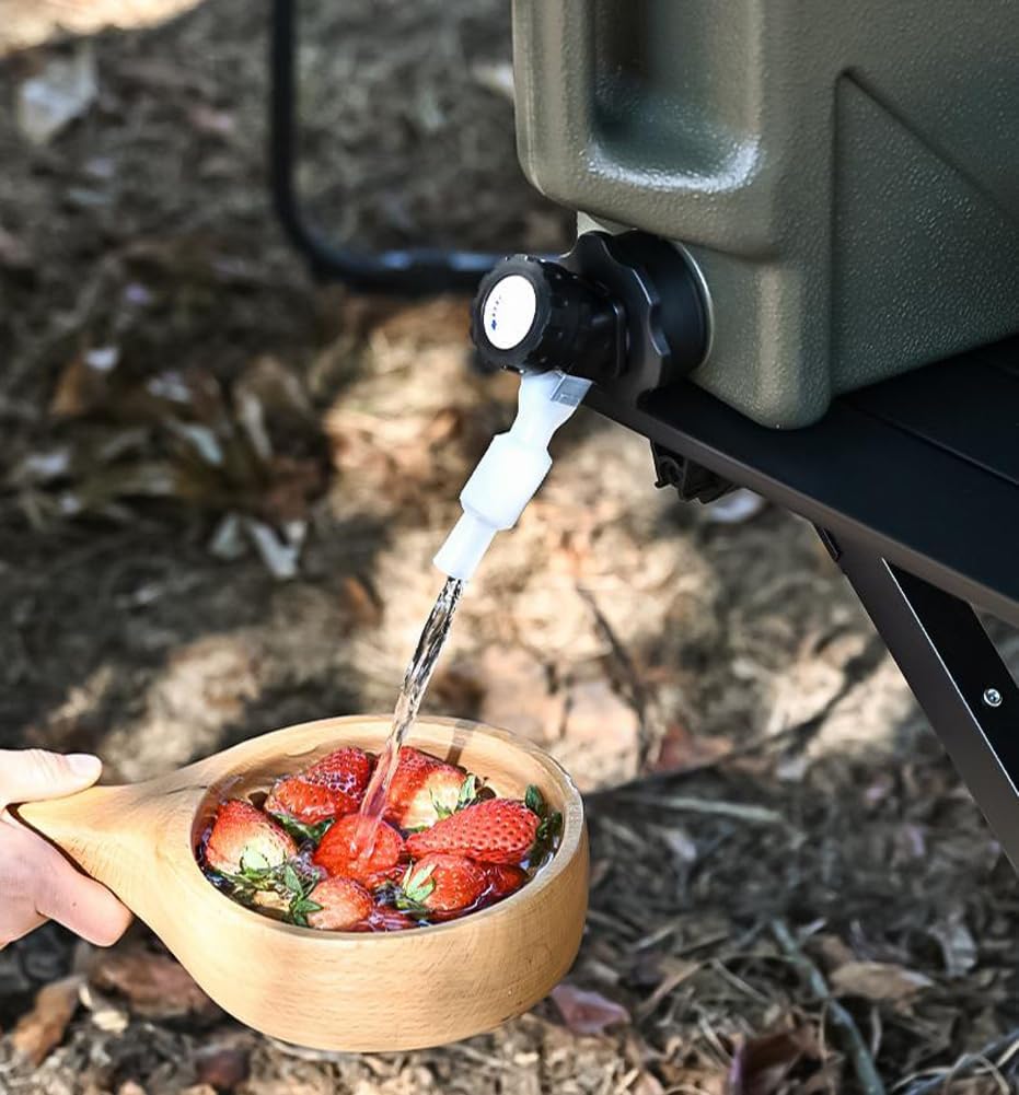Tragbarer Outdoor-Wassertank mit zwei Griffen