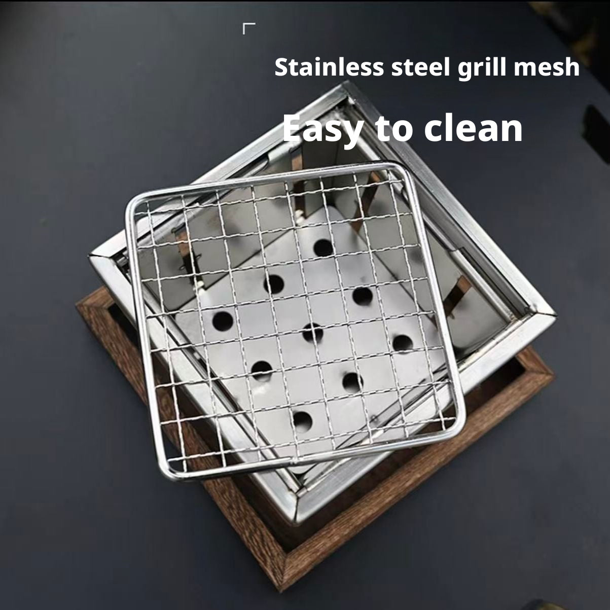 Mini Stufa da Campeggio Pieghevole | Griglia Portatile per BBQ e Tè