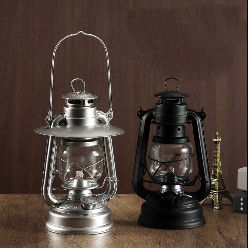 Retro Kerosene Oil Lamp for Camping Decor
