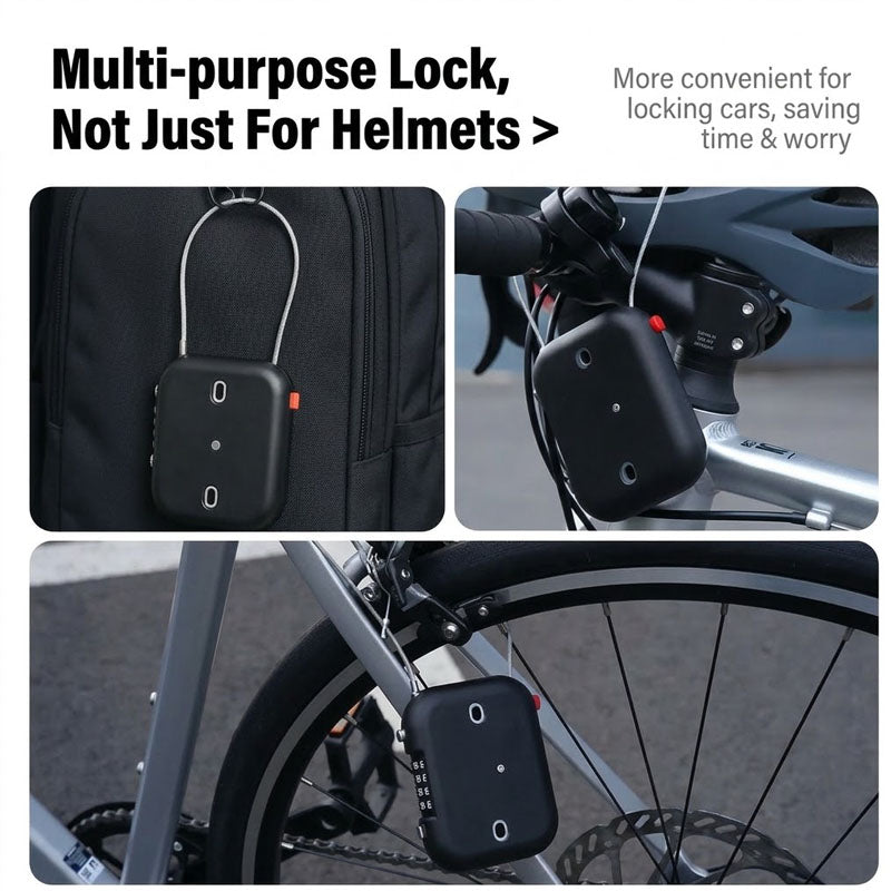 Retractable steel cable combination lock