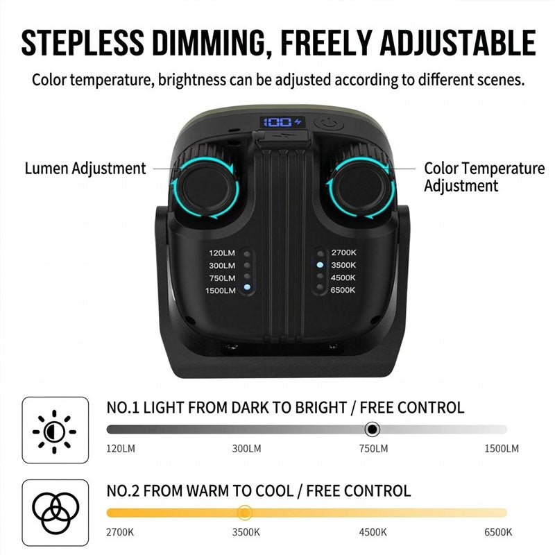 6000mAh Outdoor Camping Light
