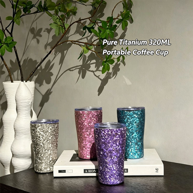 Pure Titanium Portable Coffee Cup 320ML