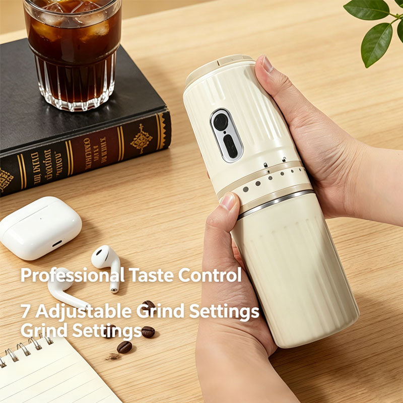 Portable Electric Coffee Maker Grinder Cup