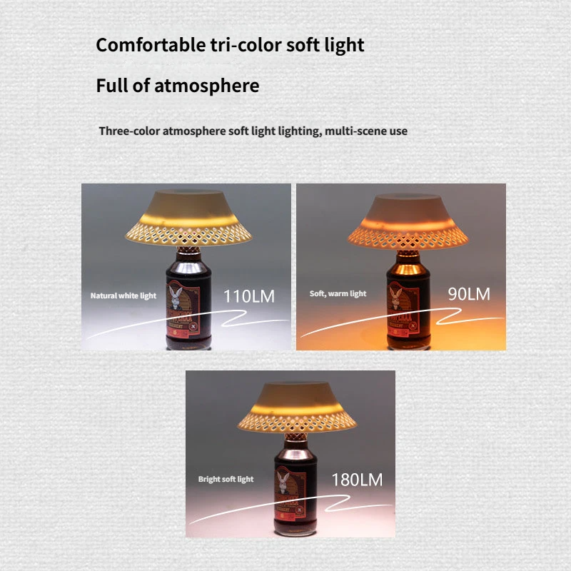 Rechargeable Bottle Top Lamp For Wine Bottles