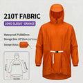 210T Backpack Rain Poncho For Hiking Camping