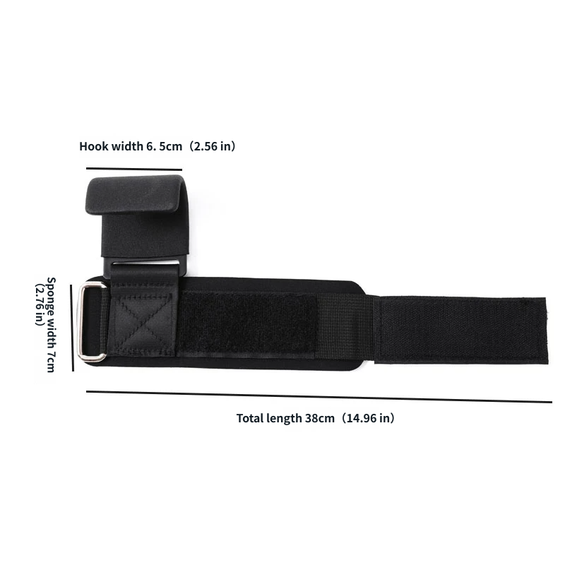 Cinture di Assistenza con Ganci per Polsi per Sollevamento Pesi in Palestra (Coppia)