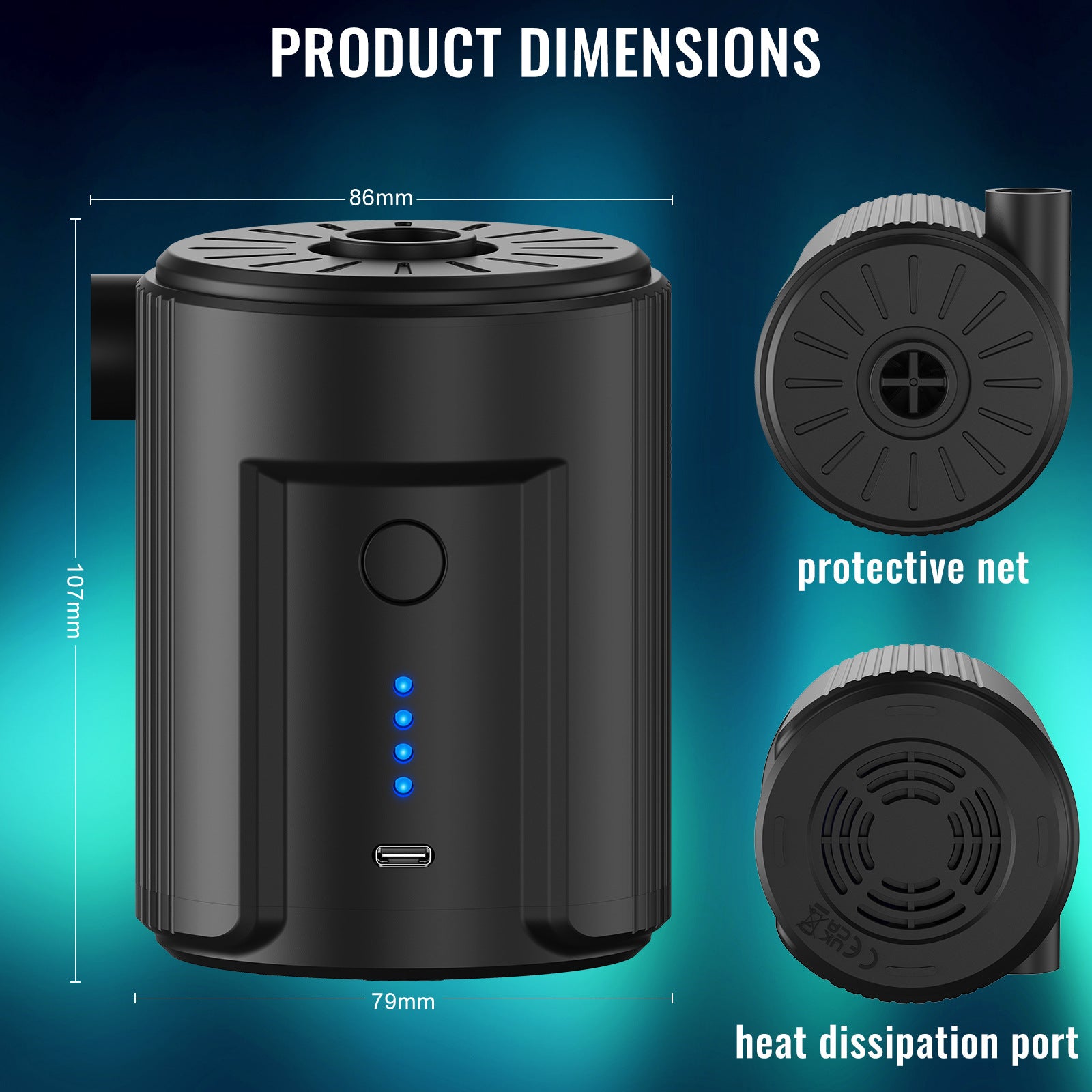 2-in-1 Portable Camping Inflator Deflator
