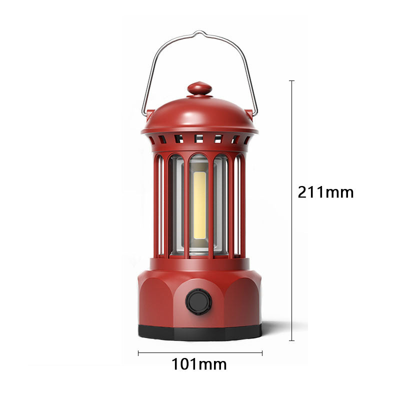 Retro Rechargeable COB Camping Lantern Light