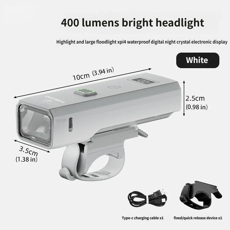 Bike Front Light, Smart Sensor Bicycle Headlight