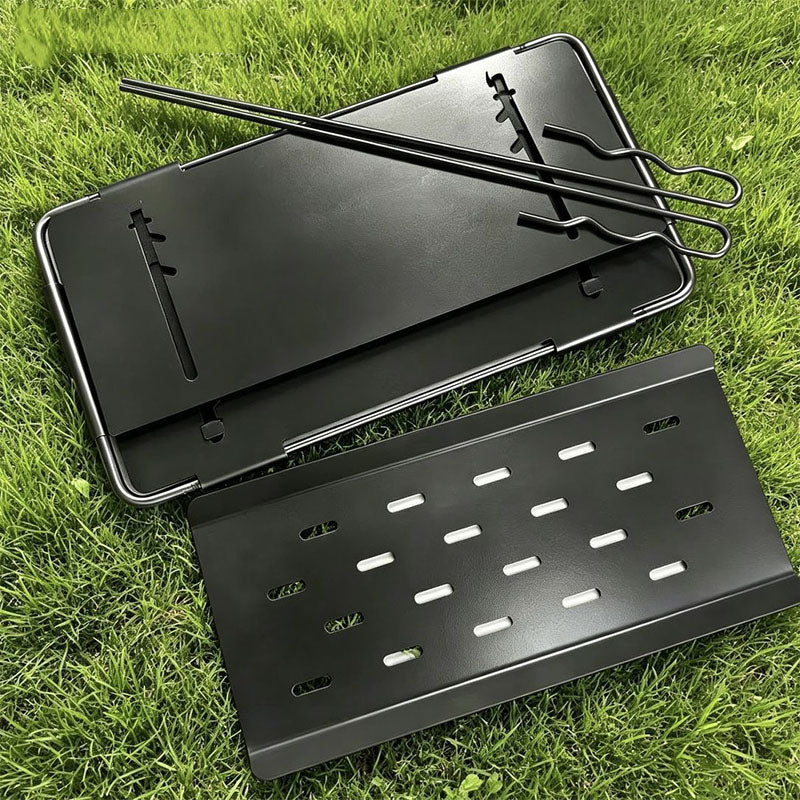 Barbecue Portatile Pieghevole all'Aperto