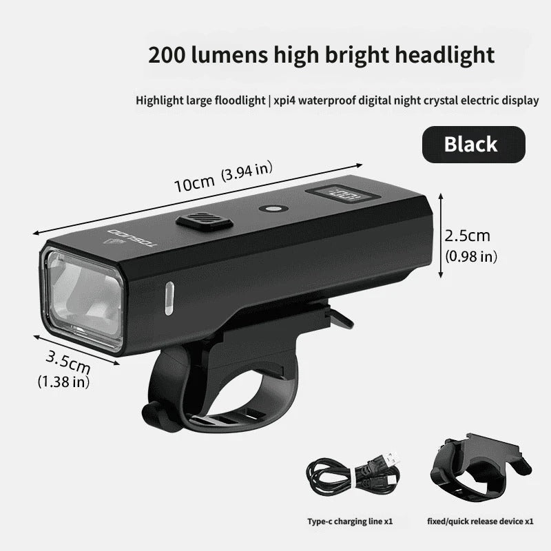 Bike Front Light, Smart Sensor Bicycle Headlight