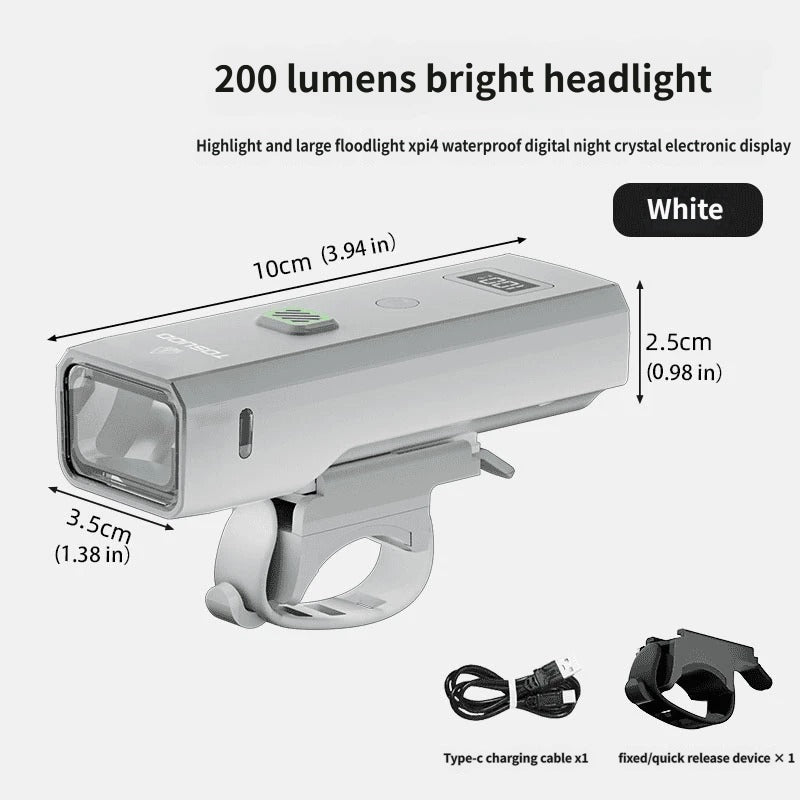 Bike Front Light, Smart Sensor Bicycle Headlight