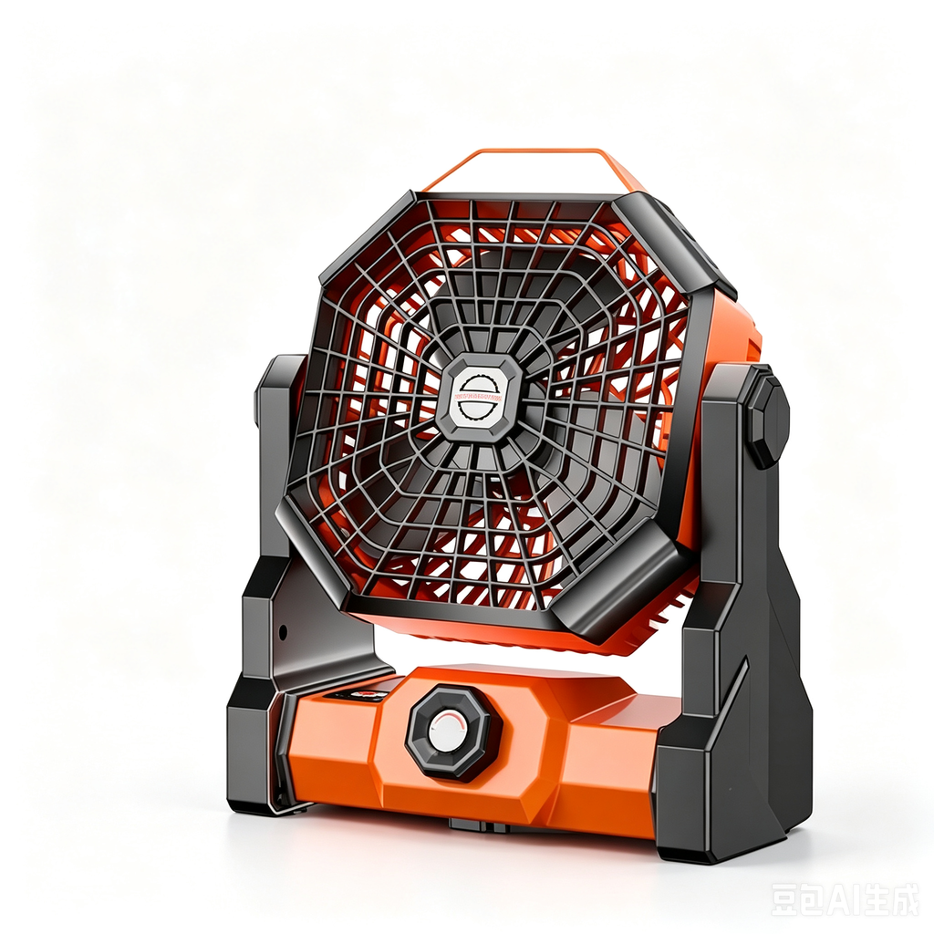 Campingventilator mit LED-Licht