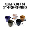 Stackable Camping Cups 5 Pack