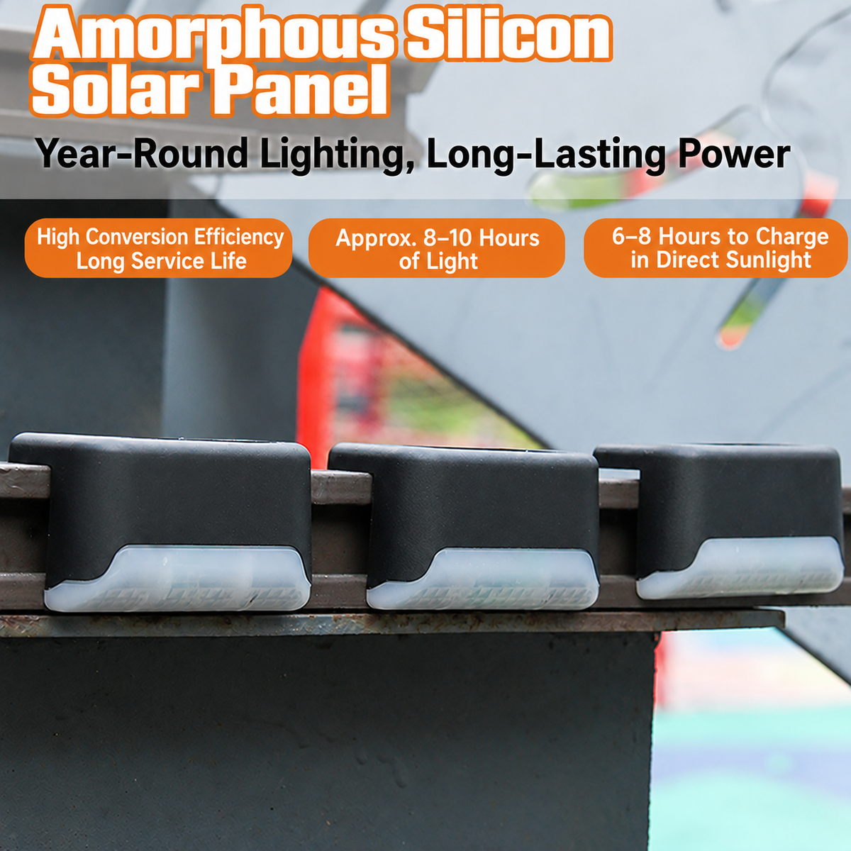 Solar Step Lights for Outdoor Stairs