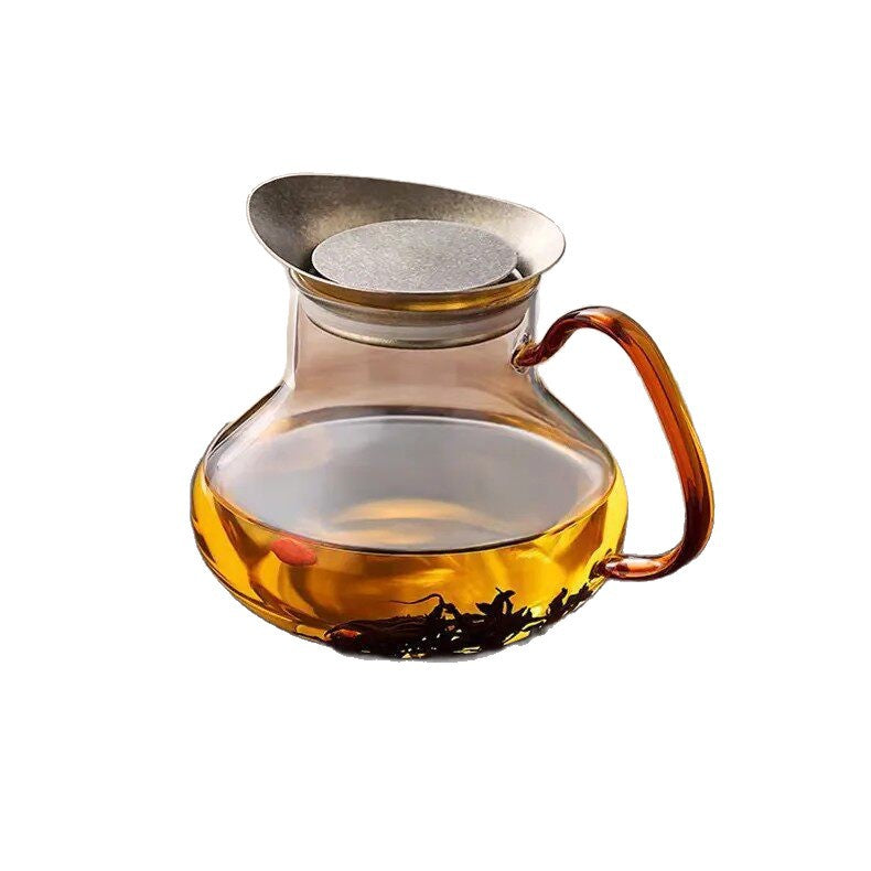 600ml Borosilicate Glass Teapot With Titanium Strainer