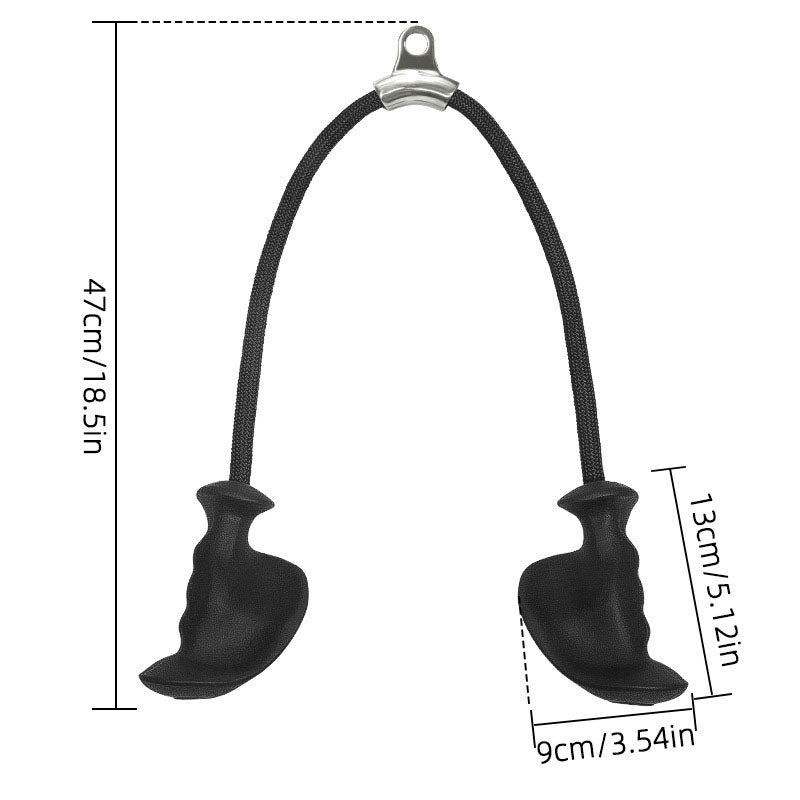 Cable machine handle workout
