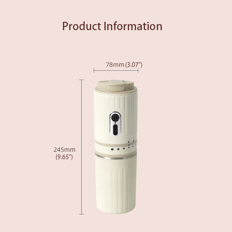 Portable Electric Coffee Maker Grinder Cup
