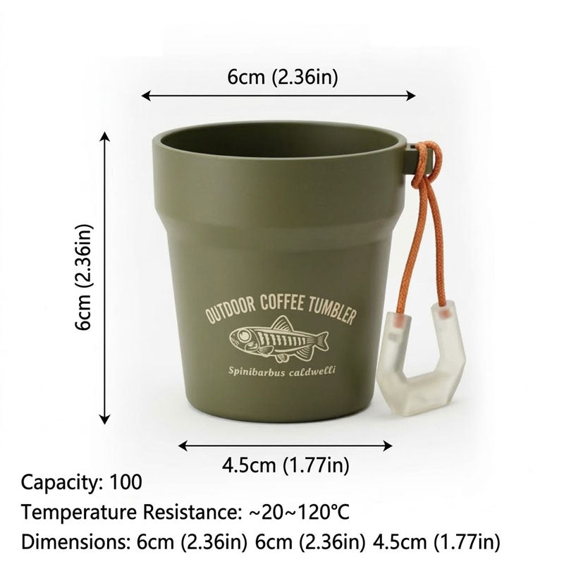 Stackable Camping Cups 5 Pack