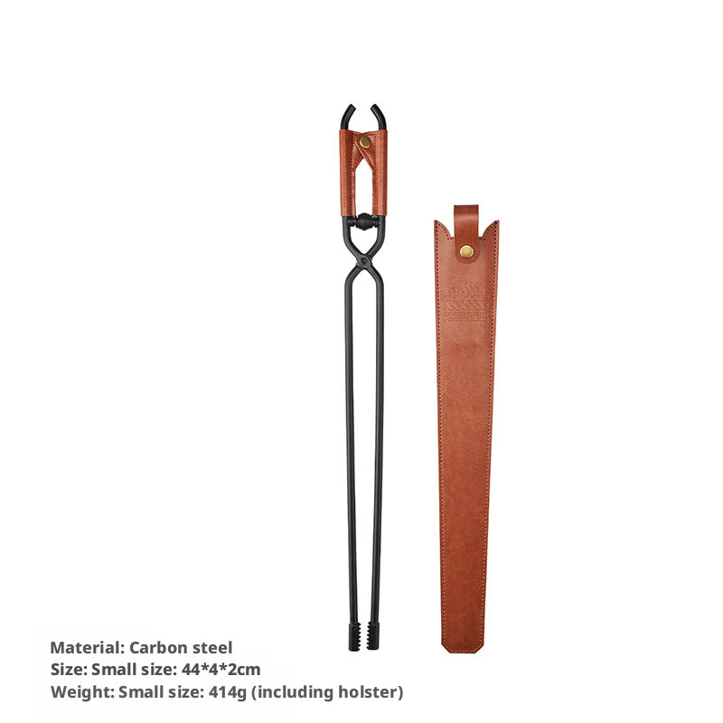 Camping Fire Tongs – Long Handle Fire Pit Tool