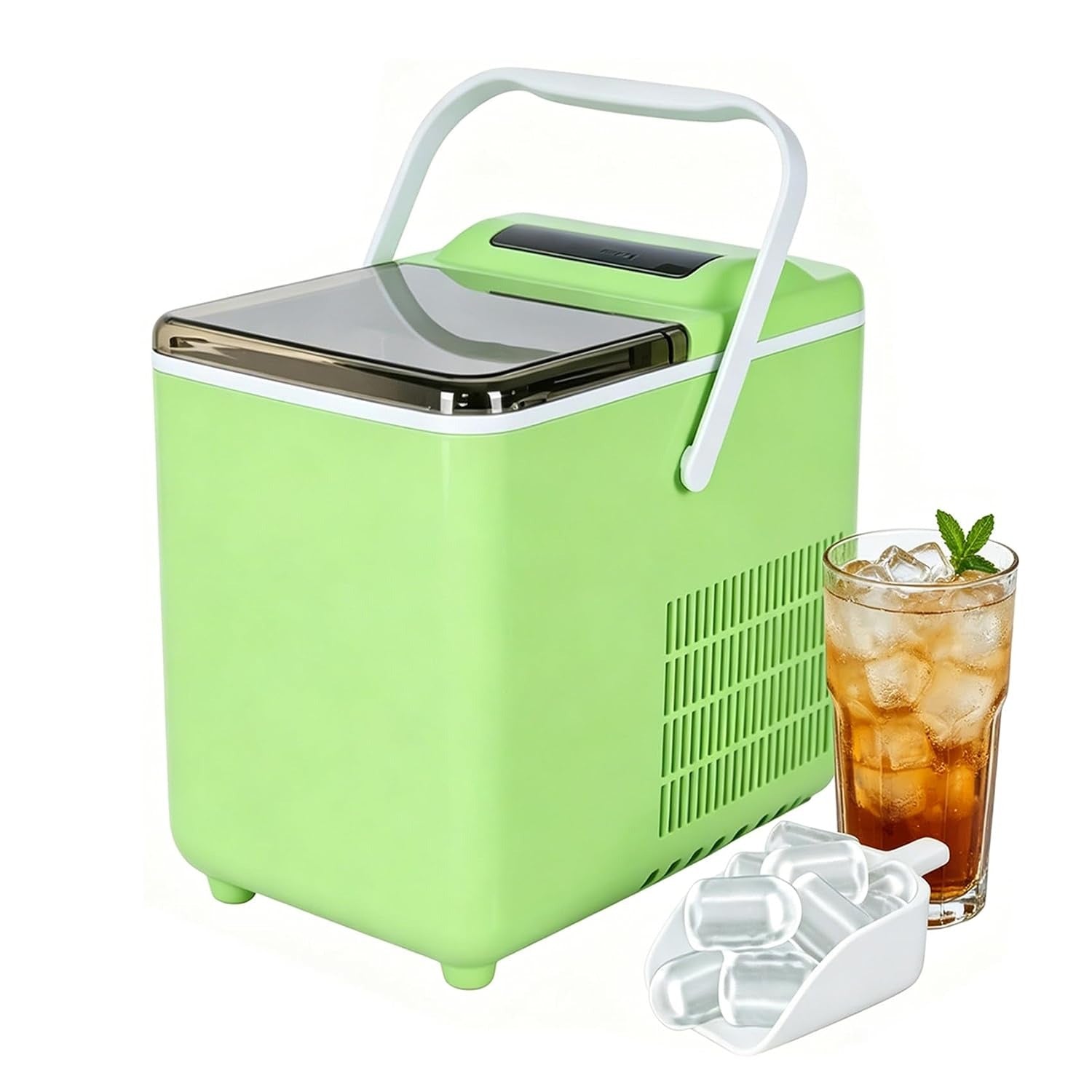 Portable Countertop Ice Maker with Handle