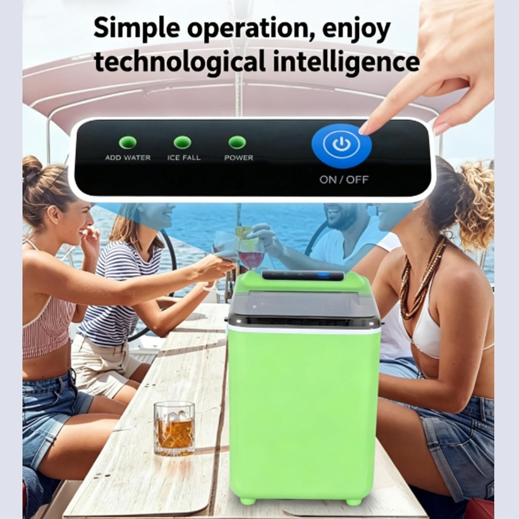 Portable Countertop Ice Maker with Handle