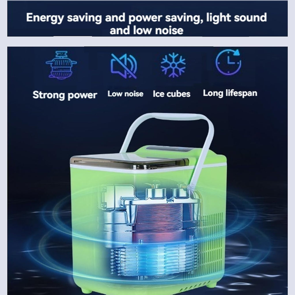 Portable Countertop Ice Maker with Handle