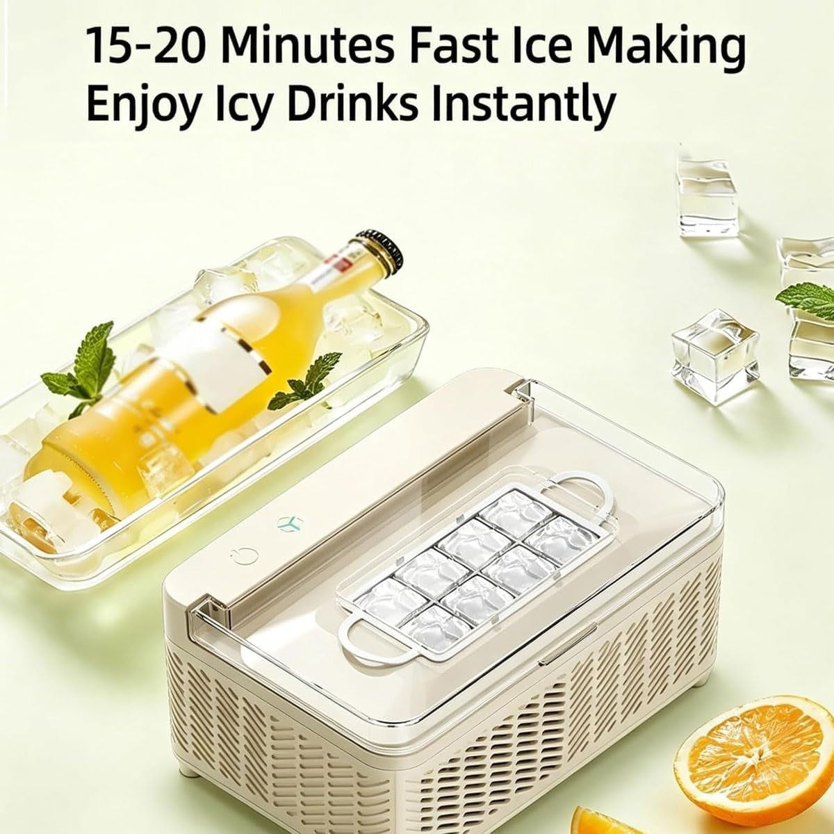 Minimalist Desktop Ice Maker Box