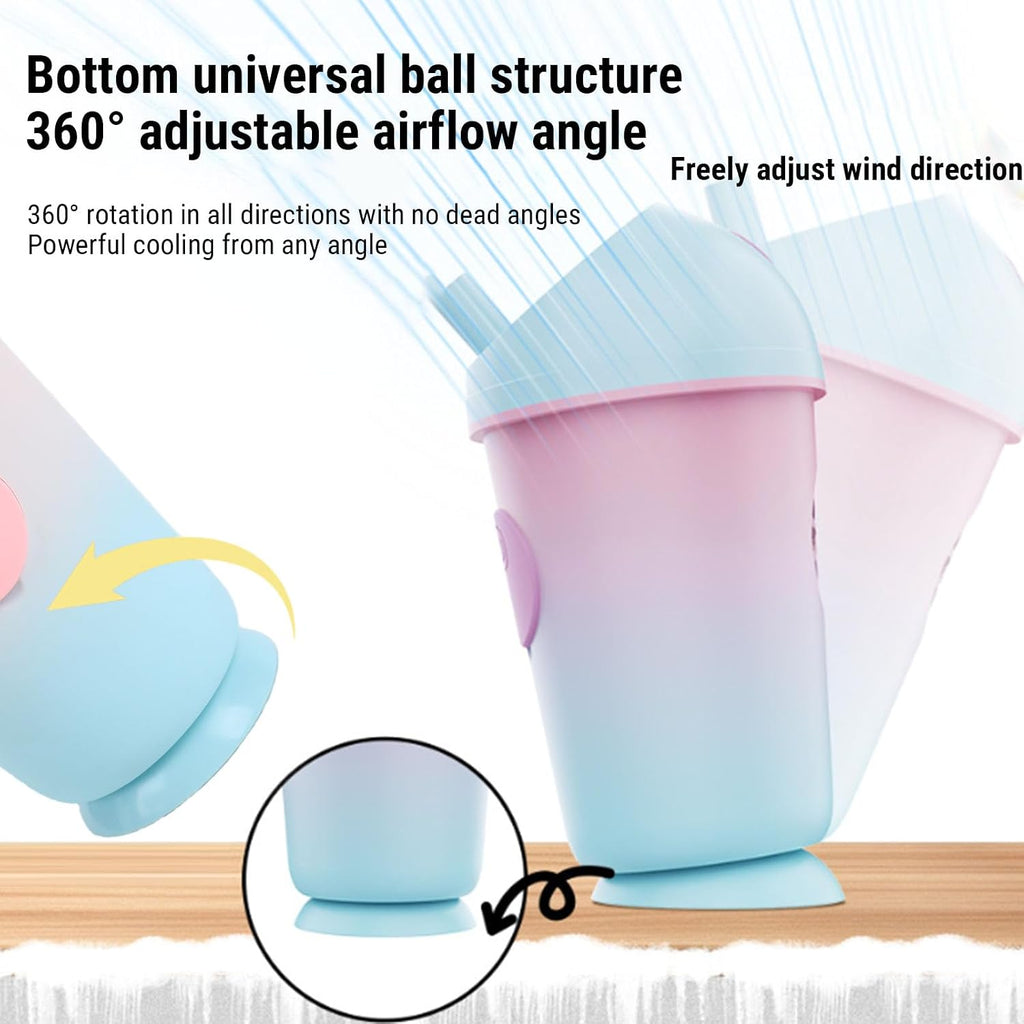 Cup-Shaped Portable Misting Fan