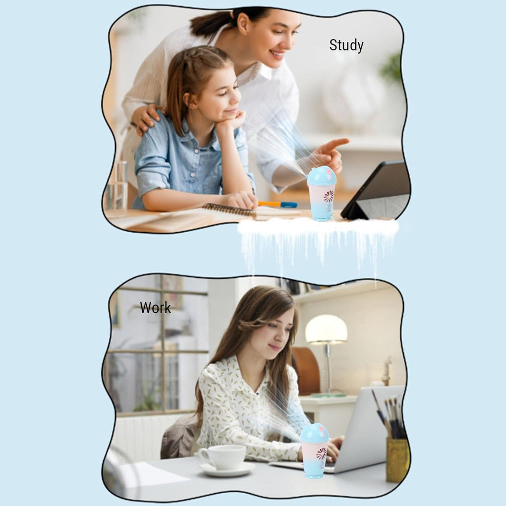 Cup-Shaped Portable Misting Fan
