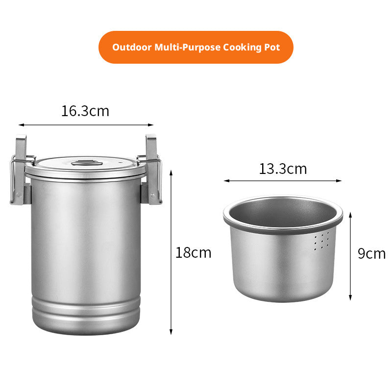 Portable Camping Cook Pot Set